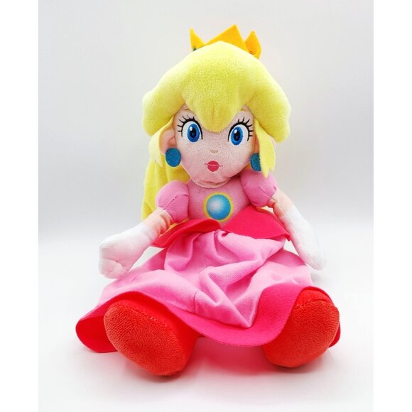 Original Super Mario Princess Peach 18 inch Plush Toy Doll Nintendo 2022 - Picture 1 of 4
